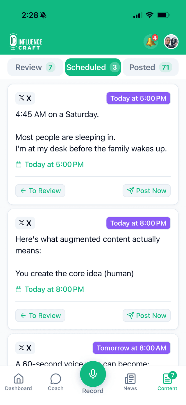 Smart Scheduling & Auto-Post screenshot
